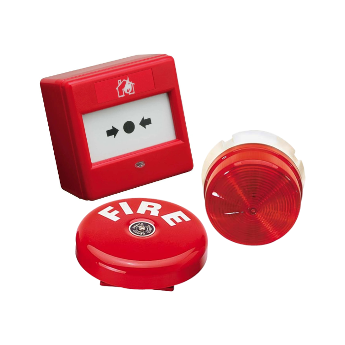 Perangkat Manual & Output fire alarm system