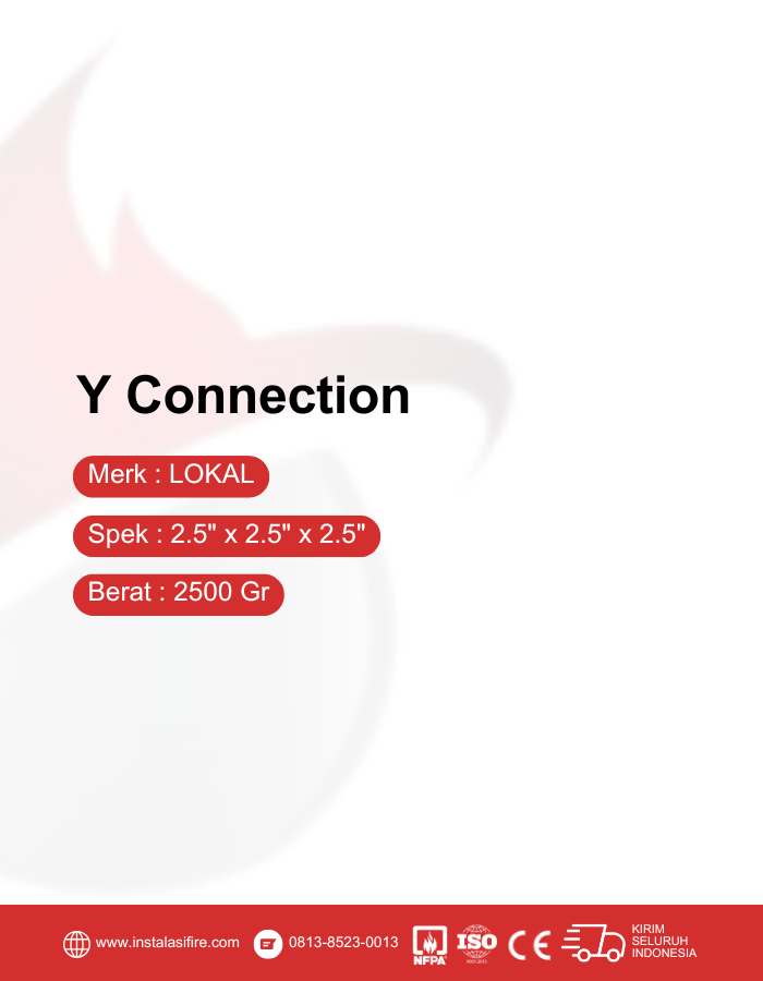 spesifikasi y connection hydrant