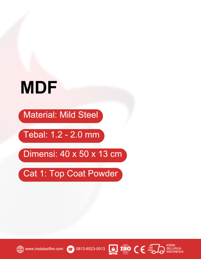 Spesifikasi MDF