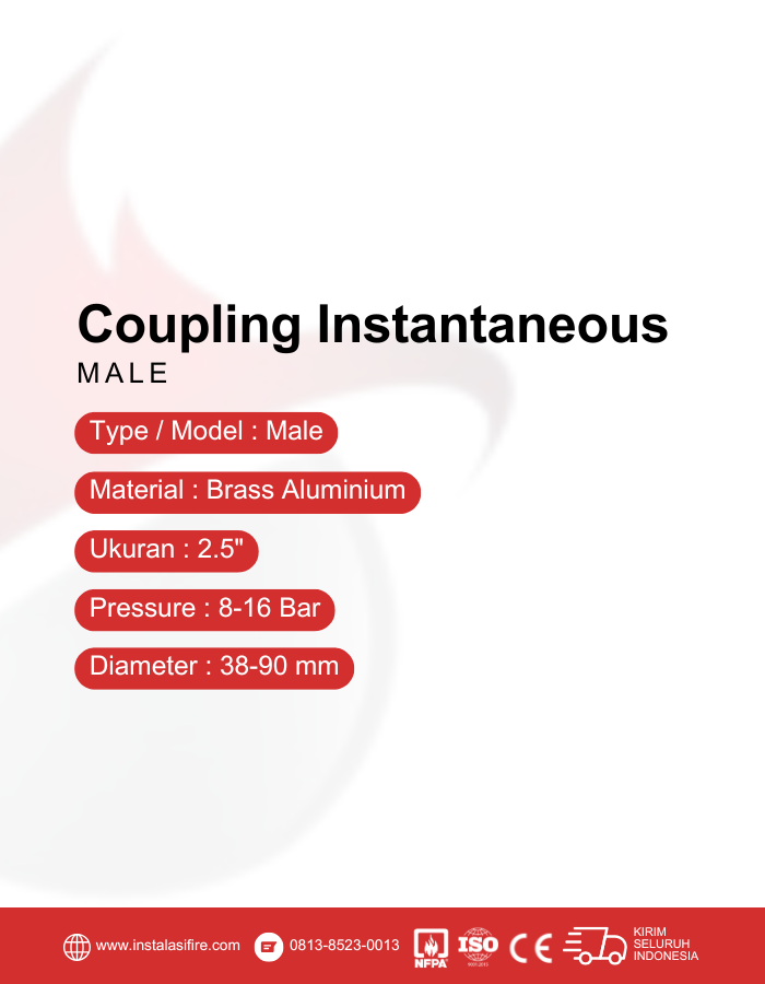 spesifikasi hydrant coupling instantaneous male