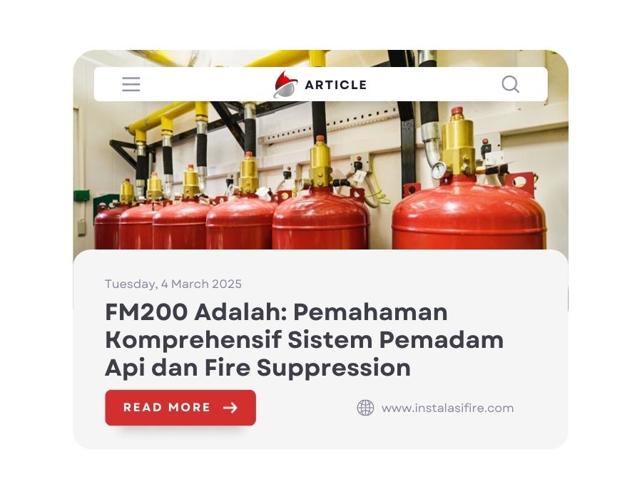 FM200 Adalah: Pemahaman Komprehensif Sistem Pemadam Api dan Fire Suppression