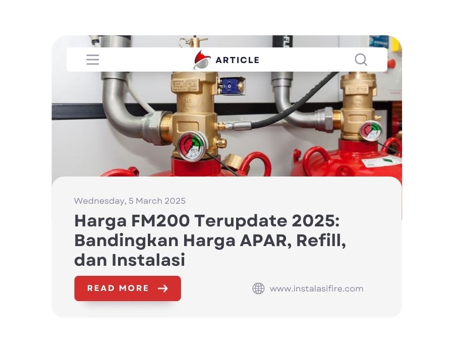Harga FM200 Terupdate 2025: Bandingkan Harga APAR, Refill, dan Instalasi 