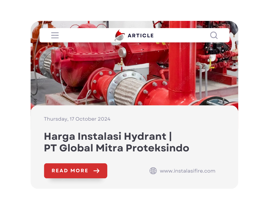 Harga Instalasi Hydrant | PT Global Mitra Proteksindo