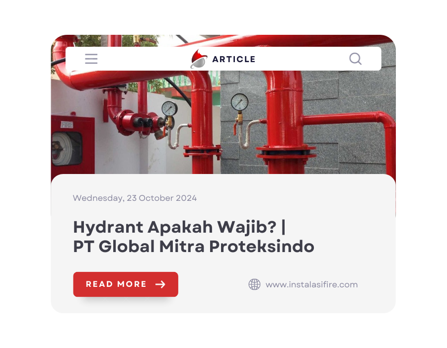 Hydrant Apakah Wajib? | PT Global Mitra Proteksindo